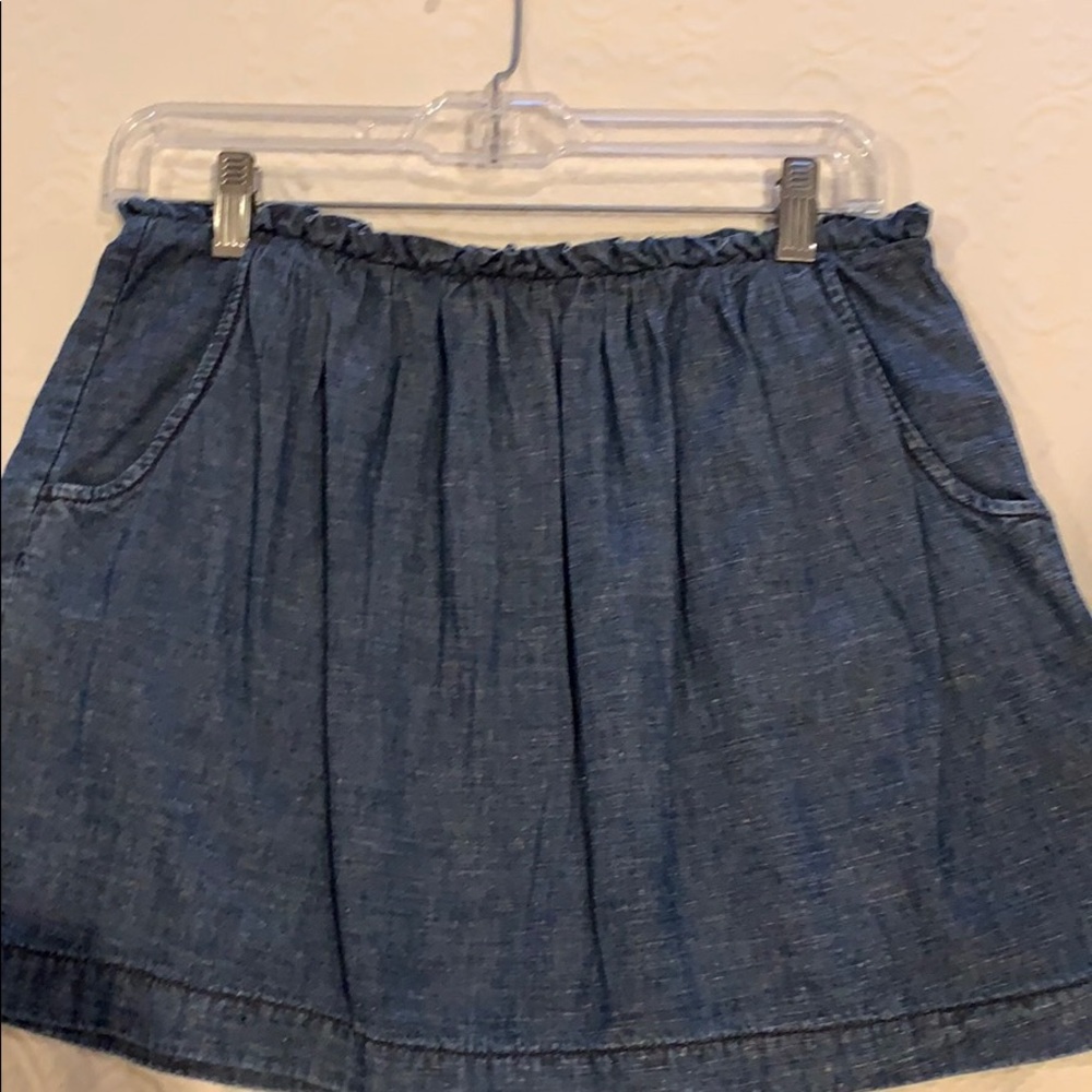 JCrew denim skirt